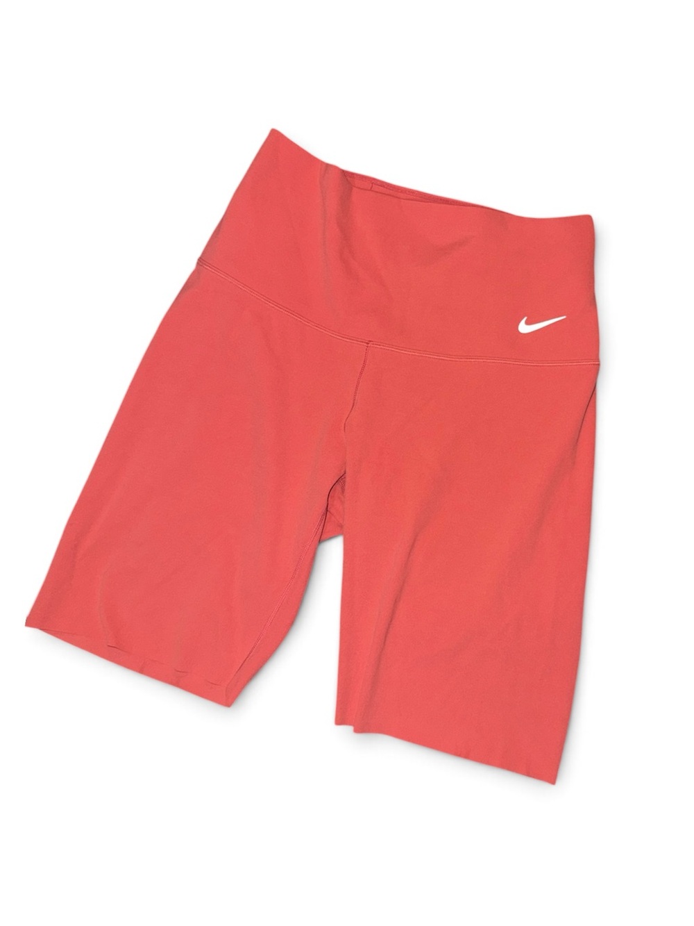 Nike Zenvy Women’s Small High-Waisted 8” Biker Shorts Adobe Red DQ6003-655